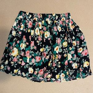 floral skirt